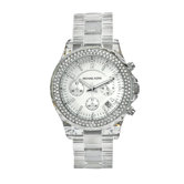 Women's Clear Plastic Watch