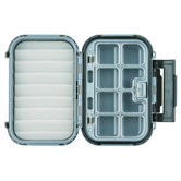 Blue Ribbon Fly Box with Eight Compartments