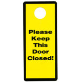 Garage and Basement Door Safety Sign