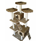 72" Cat Tree in Leopard