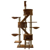 106" Three Condo Cat Tree