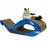 Whale Shaped Lounge Recycled Paper Cat Scratching Board