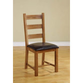 Chateau Ladder Back Dining Chair in Rich Oak