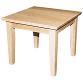New Court Solid Oak Lamp Table