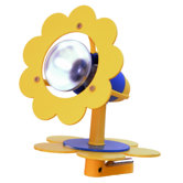 Klemmspot Bl&uuml;te in Blau / Gelb