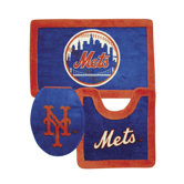 New York Mets 3 Piece Bath Rugs