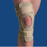 Honged Knee Wrap Dual Pivot in Beige