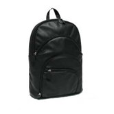 Catskill Collection Highpoint Black Leather Backpack