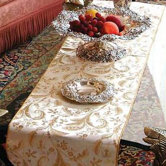 Luxury Damask Design Table Runner
