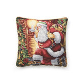 Seasonal Santa Claus Design Throw Pillow