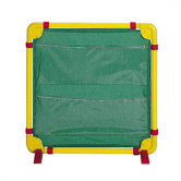 Partition with Fabric Display Panel with Optional Clips and Feet