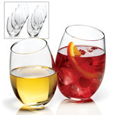 8 Piece Stemless Wine Glasses