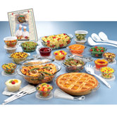 Anchor Hocking 50 Piece Expressions Deluxe Ovenware Set