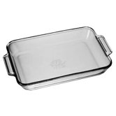 3 Qt. Oven Basics Crystal Baking Dish