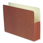 Red Fibre Expanding Pocket (50 Per Box)