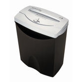 Document Shredder, Cross Cut, 16"x8-1/3"x13-1/3", Gray/Silver