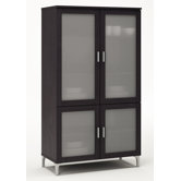 80cm Mehrzweckschrank "Onyx" in Ebenholz