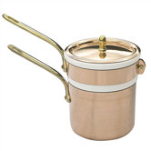 M'tradition Cupretam Copper Double Boiler with Lid