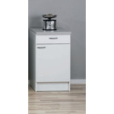 Casa Cabinet with Shelf in White