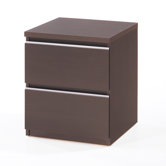 Verona 2 Drawer Bedside Table