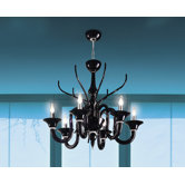 Belzebu 6 Light Chandelier Bulb Type 6x60 E12