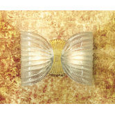 Butterfly Wall Light in Crystal Golden Leaf by Marina Toscano