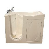 26.5" x 52" Walk-In Air Massage Bath Tub