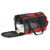 Travel Gear Front Pouch Pet Carrier in Red