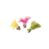 Plush Fantastic Feathers Mouse Cat Toy