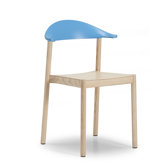 Monza Chair with Light Blue Backrest