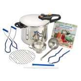 Duo 9 Piece Stainless Steel Pressure Canning Set