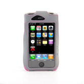 iPhone Sport Sleeve Case with Clip in Pink