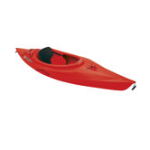 10' Water Quest Sit-in Deluxe Kayak with Adjustable Seat in Red