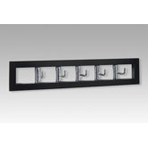 Wandgarderobe "Alicia" mit 5 Haken