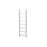 172cm DVD-Regal "Cubic" in Nickel