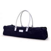 Metro Yoga Bag in Navy / White