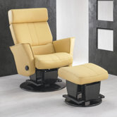 219 Vancouver Glider with Closed Base and Ottoman