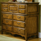 Blue Ridge Retreat 6 Drawer Media Bureau Dresser
