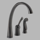Pilar Single Handle Widespread Kitchen Faucet with Touch2O(R) Technology and Spray