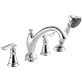 Linden Volume Roman Tub with HandShower Faucet Trim