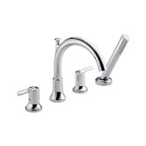 Trinsic Double Handle Deck Mount Roman Tub Trim with Handshower