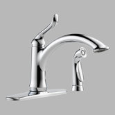 Linden Single Handle Kitchen Faucet with Spray
