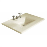 Iron/Impressions 31" Integrated Bathroom Sink