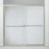 Fluence Bypass Frameless Sliding Shower Door