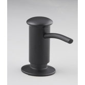 Soap/Lotion Dispenser with Contemporary Design in Matte Black
