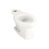 Portrait Elongated Toilet Bowl, Less Seat