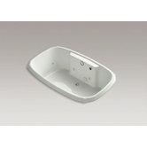 Portrait 67" x 42" Drop-in Whirlpool with Custom Pump Location