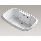 Portrait 67" x 42" Drop-in Whirlpool with Custom Pump Location