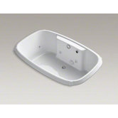 Portrait 67" x 42" Drop-in Whirlpool with Custom Pump Location