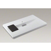 Iron/Occasions Island Integrated Top and Single-Bowl Kitchen Sink with Single Faucet Hole